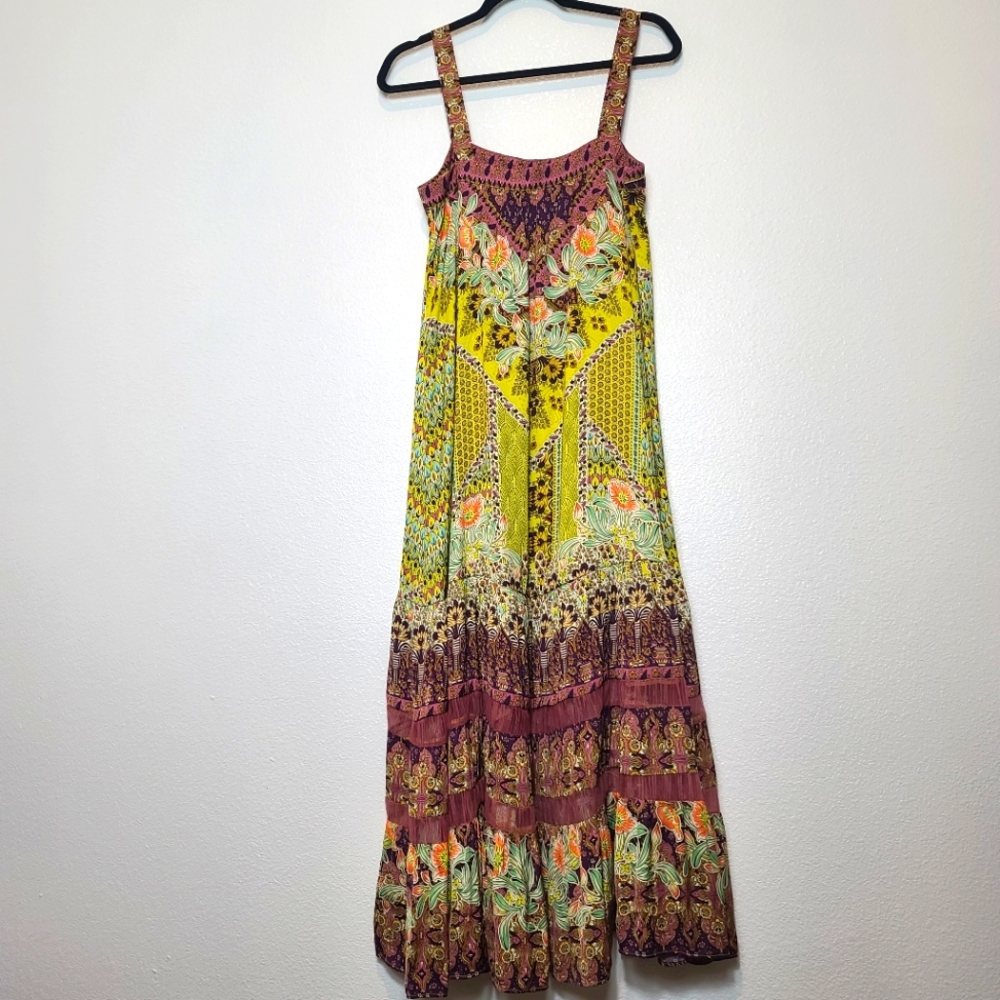 Anthropologie Lovett Tiered  Maxi Dress - Picture 11 of 11